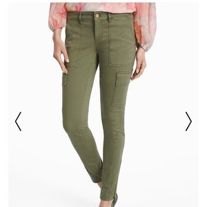 Green, White House black market cargo jeans